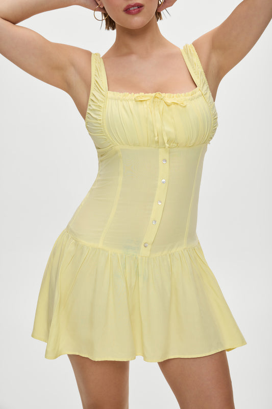Product--Christa Mini Dress Sunflower