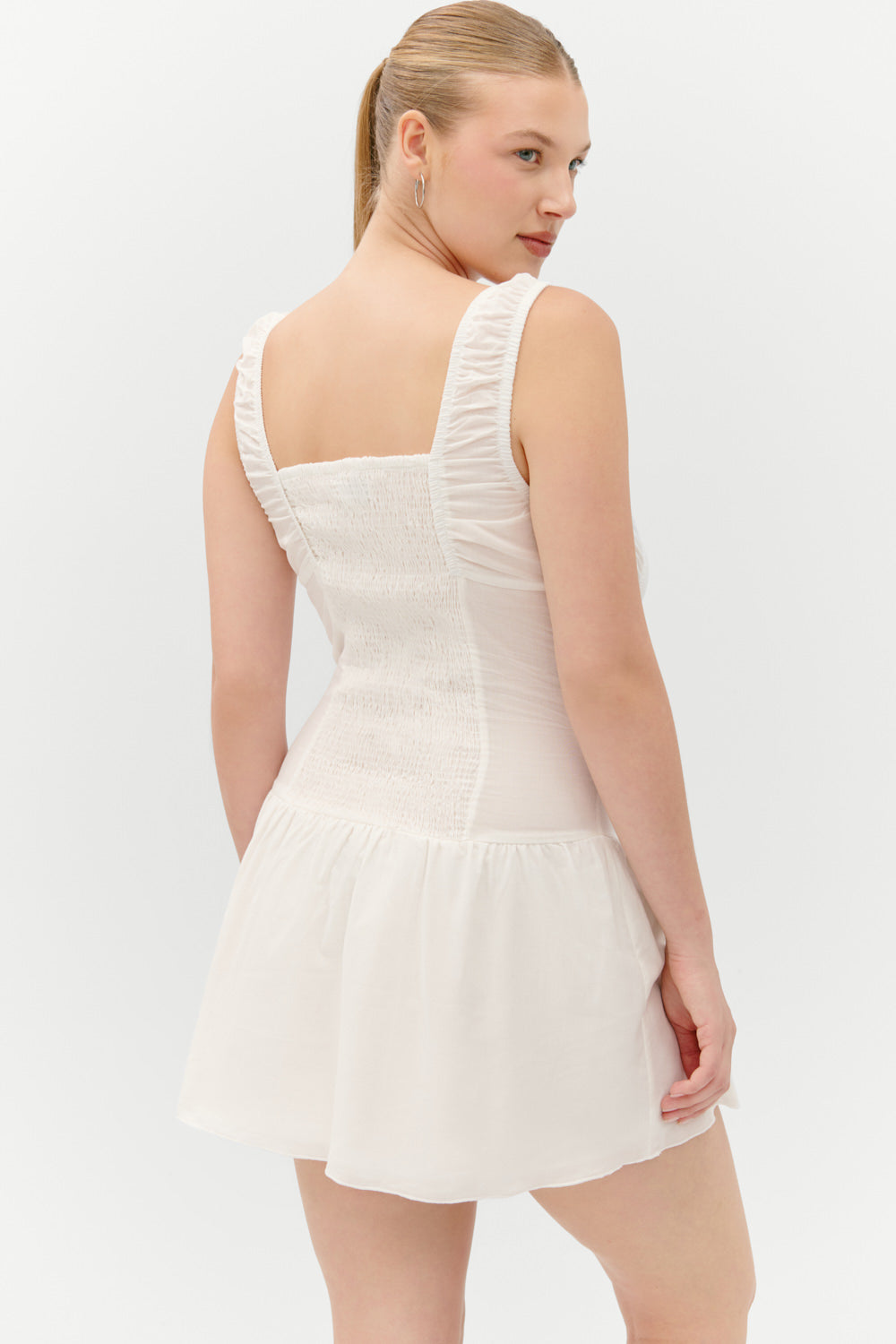 Christa Ruffle Mini Dress  Sunrose