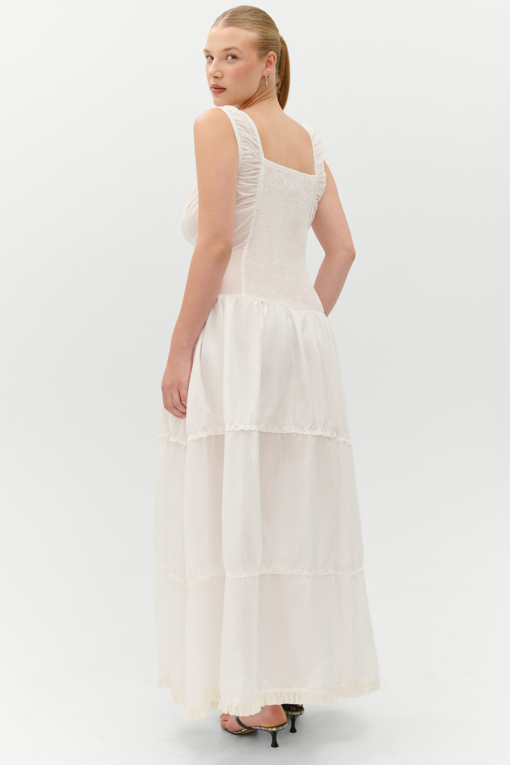 Christabelle Ruffle Maxi Dress  Sunrose