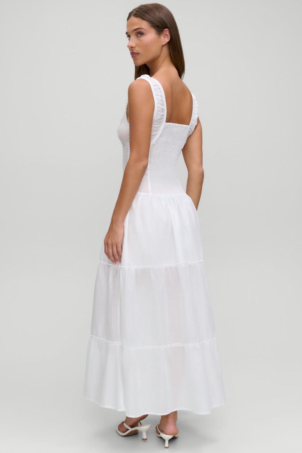 Christabelle Ruffle Maxi Dress  Sunrose