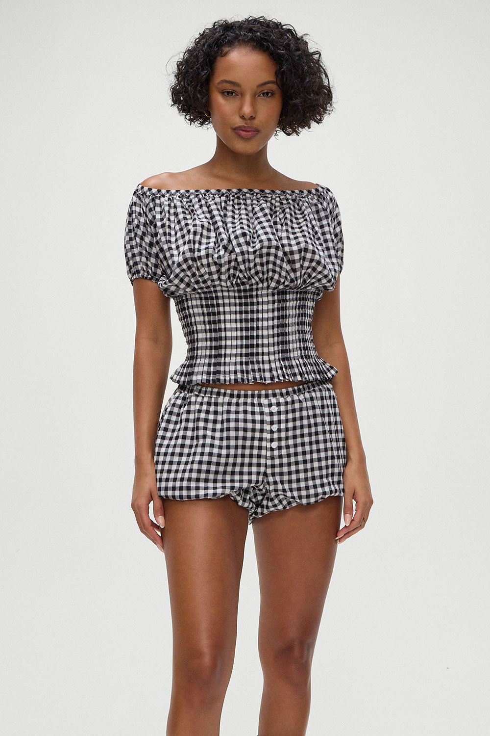 Cider Bloomers  Black Gingham