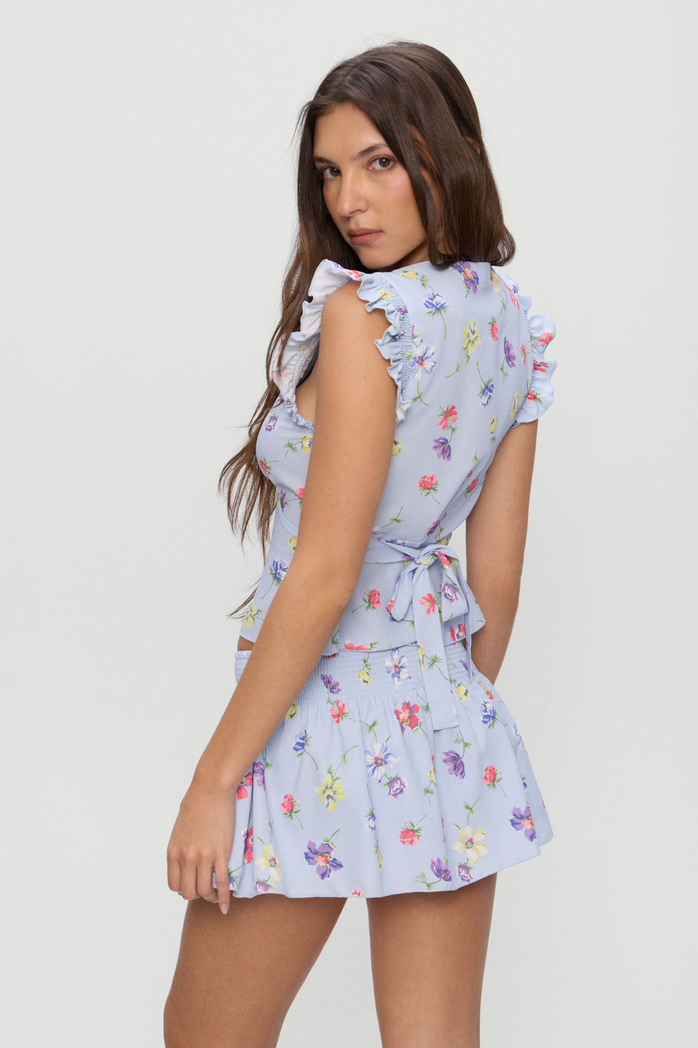 Clover Mini Skirt  Fresh Florals