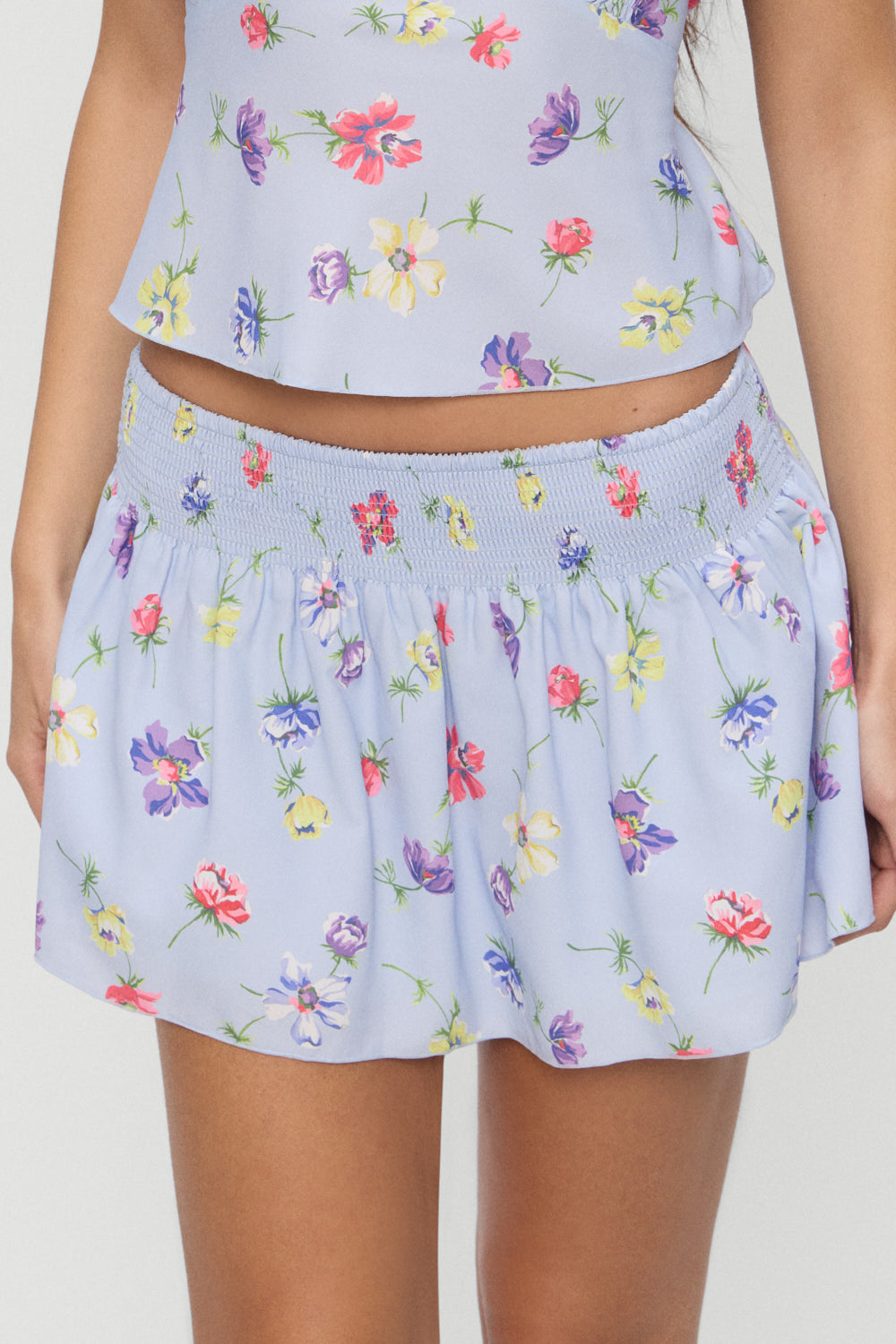 Clover Mini Skirt  Fresh Florals