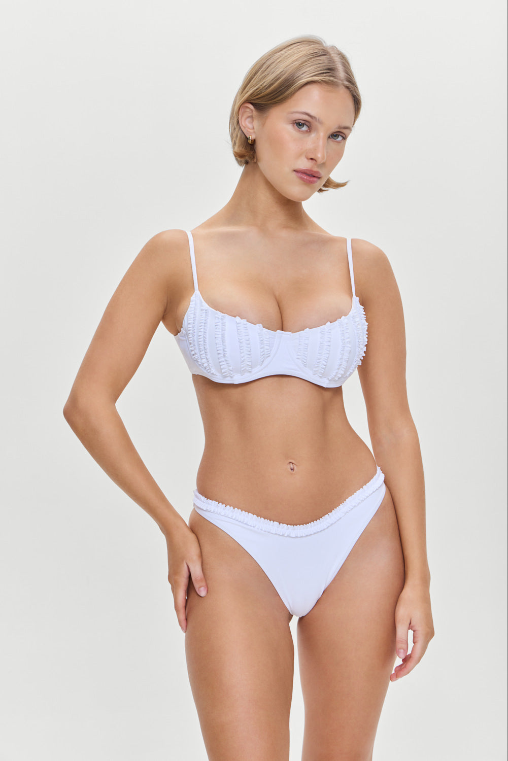 Cola Underwire Bikini Top  Optic White