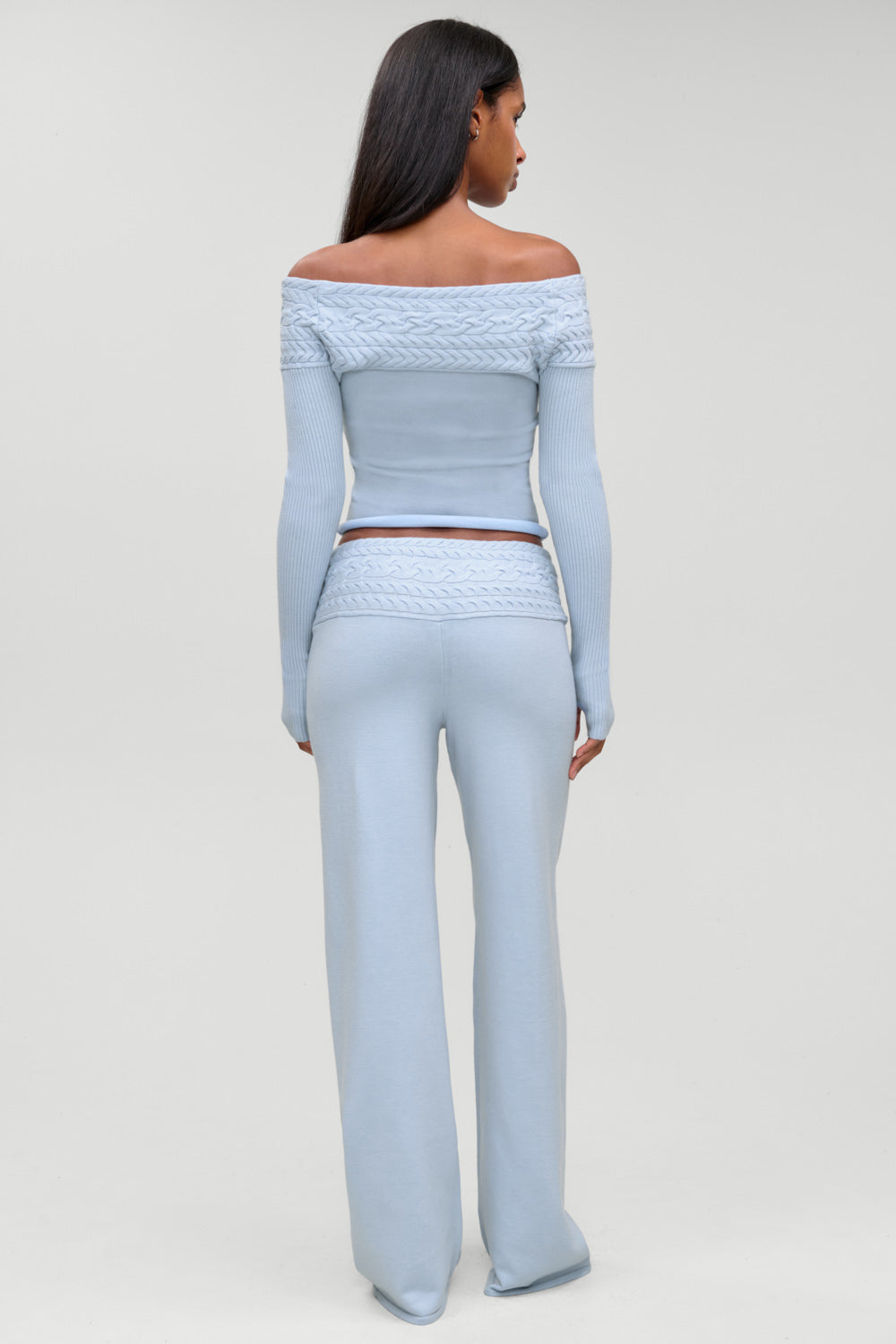 Crosby Cloud Cable Knit Pant  Horizon