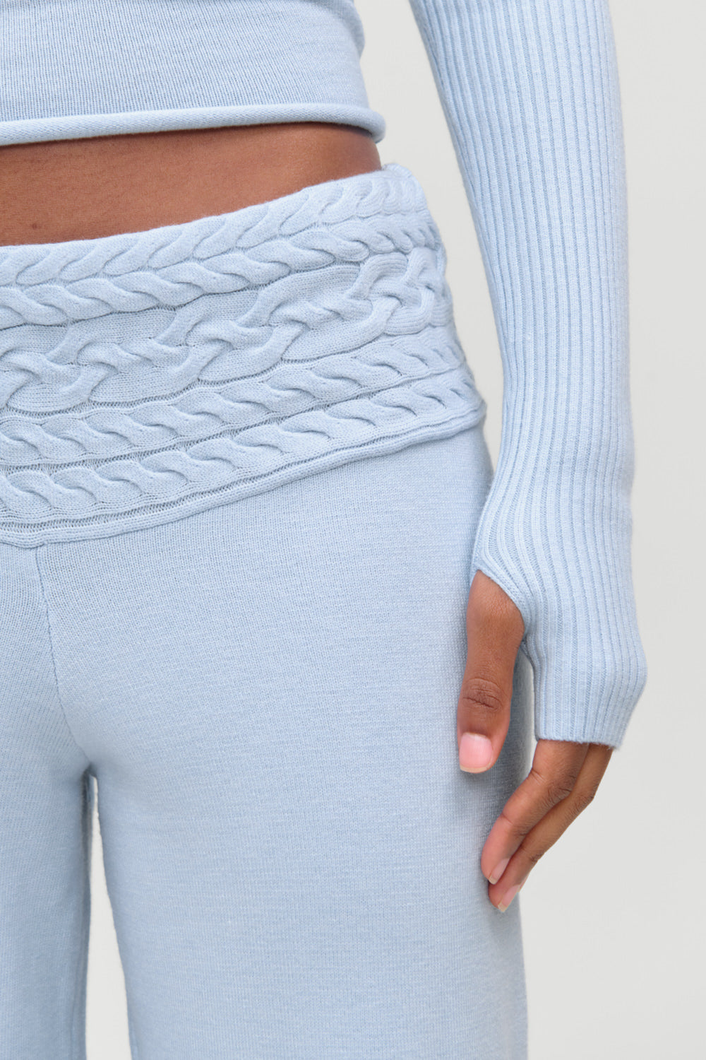 Crosby Cloud Cable Knit Pant  Horizon