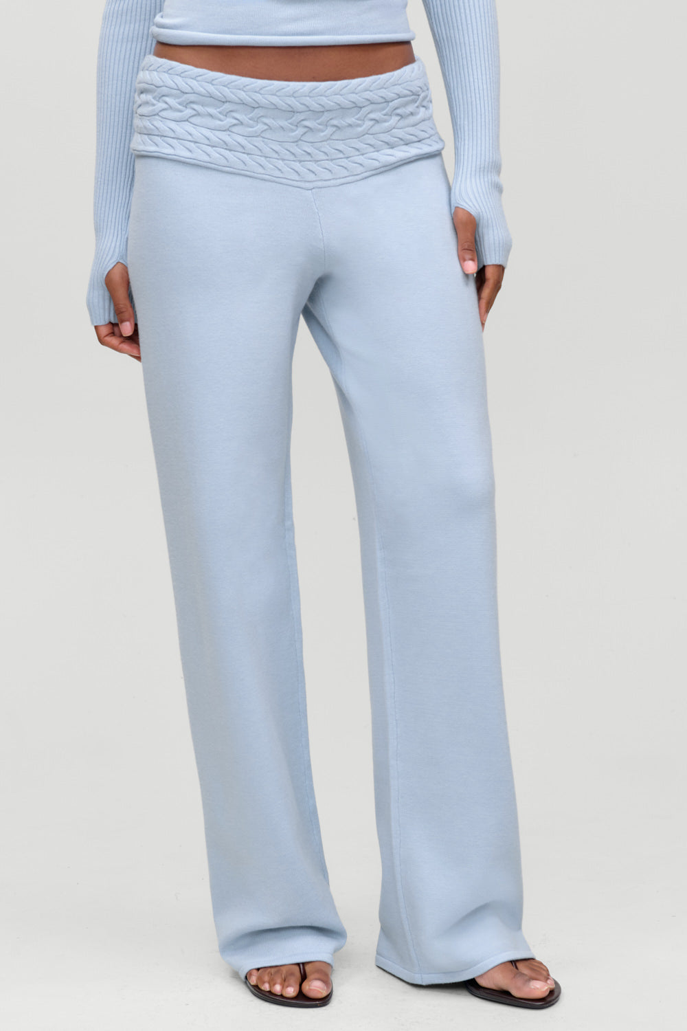 Crosby Cloud Cable Knit Pant  Horizon