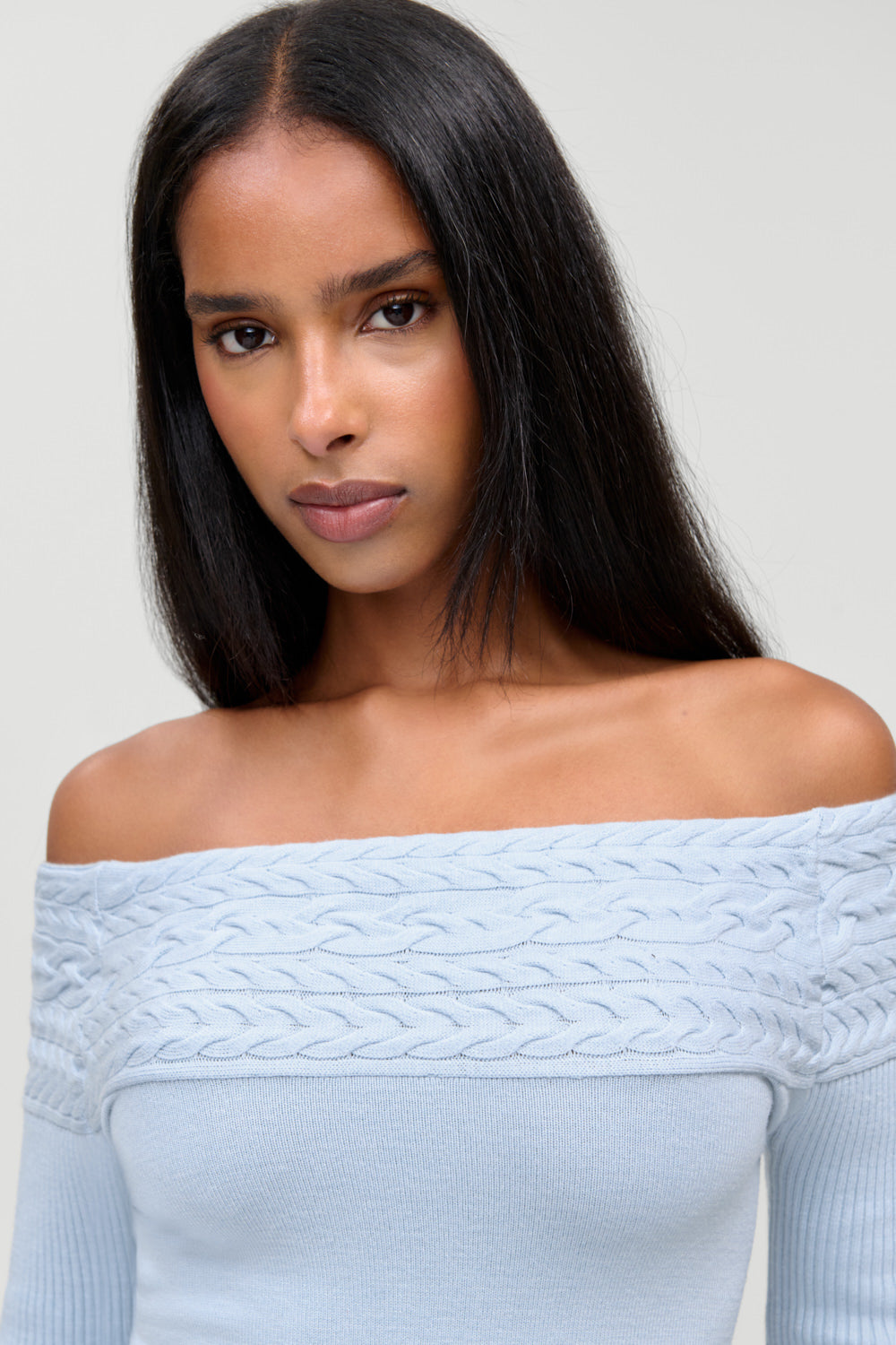 Crosby Cloud Cable Knit Sweater  Horizon