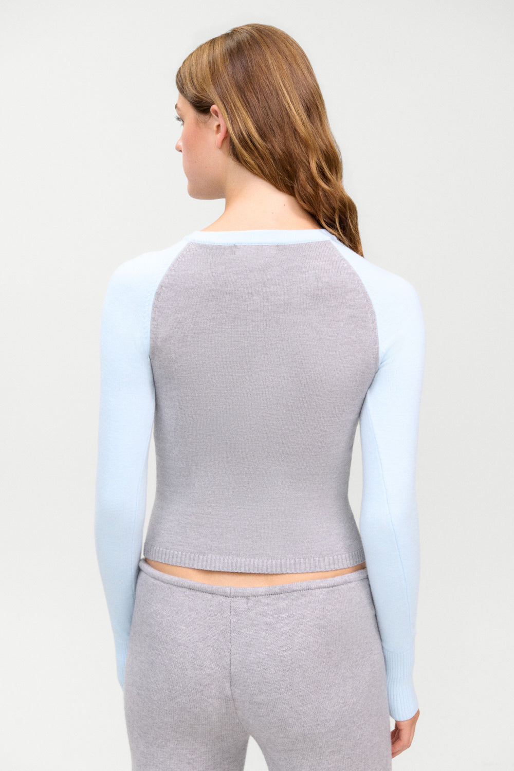 Darling Cloud Knit Long Sleeve Henley  Aspen
