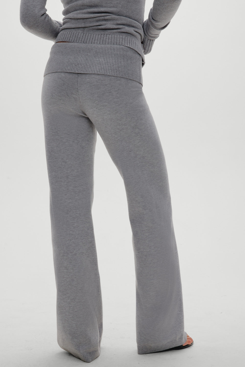 Dawson Knit Fold Over Pants  Cloud Cover