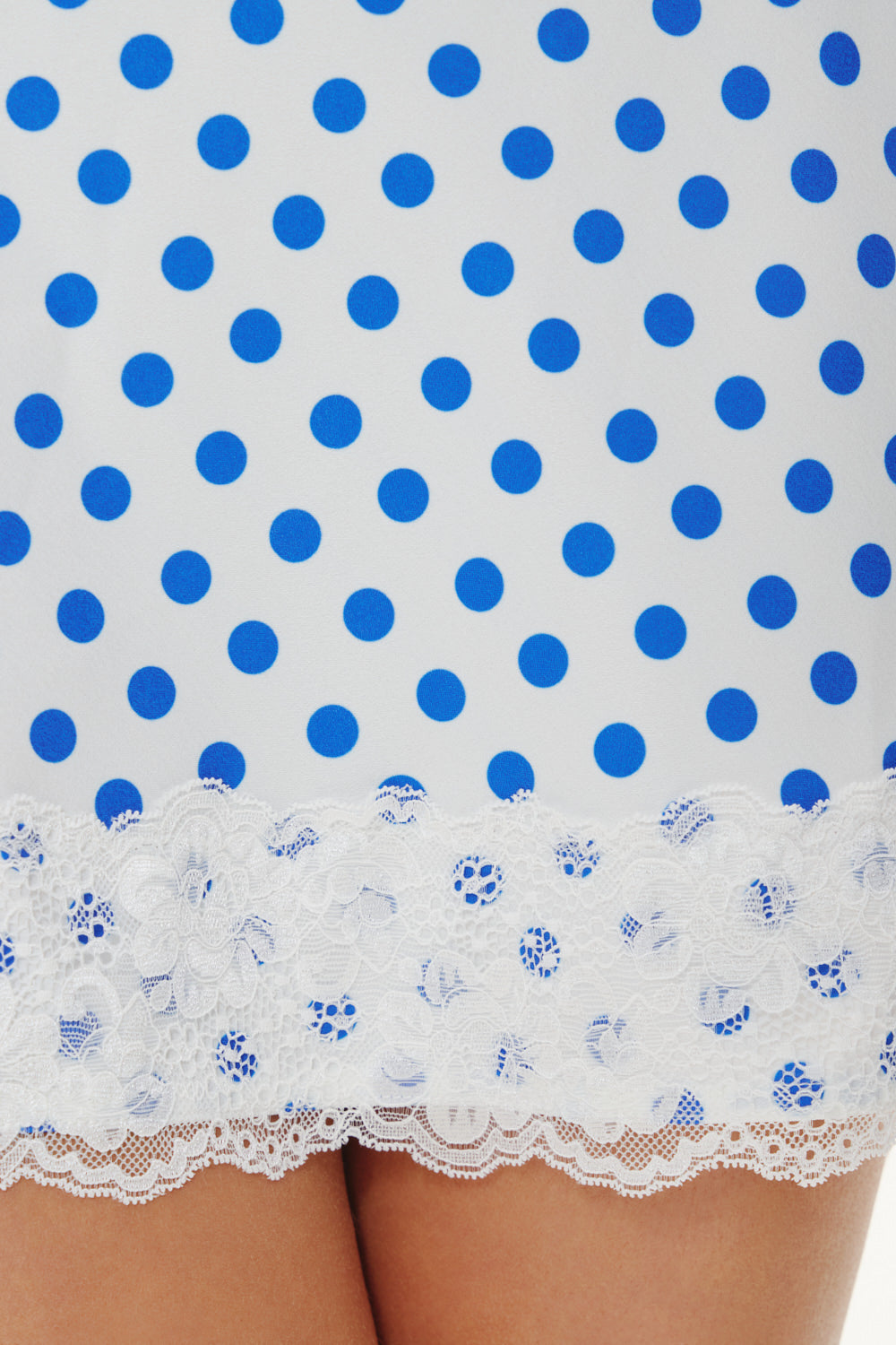 Delaney Polka Dot Mini Dress  Delicate Dot
