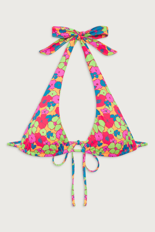 Product-Hover--Diana Halter Bikini Top - Groovy