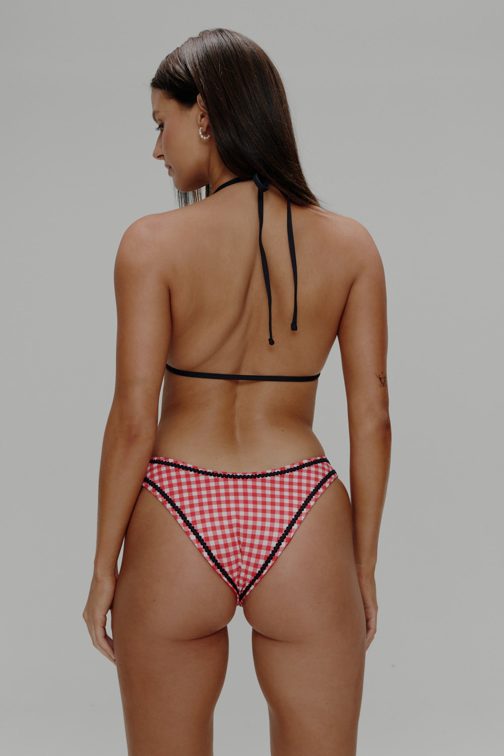 Coastal Micro Triangle Bikini Top  Cherry Picnic