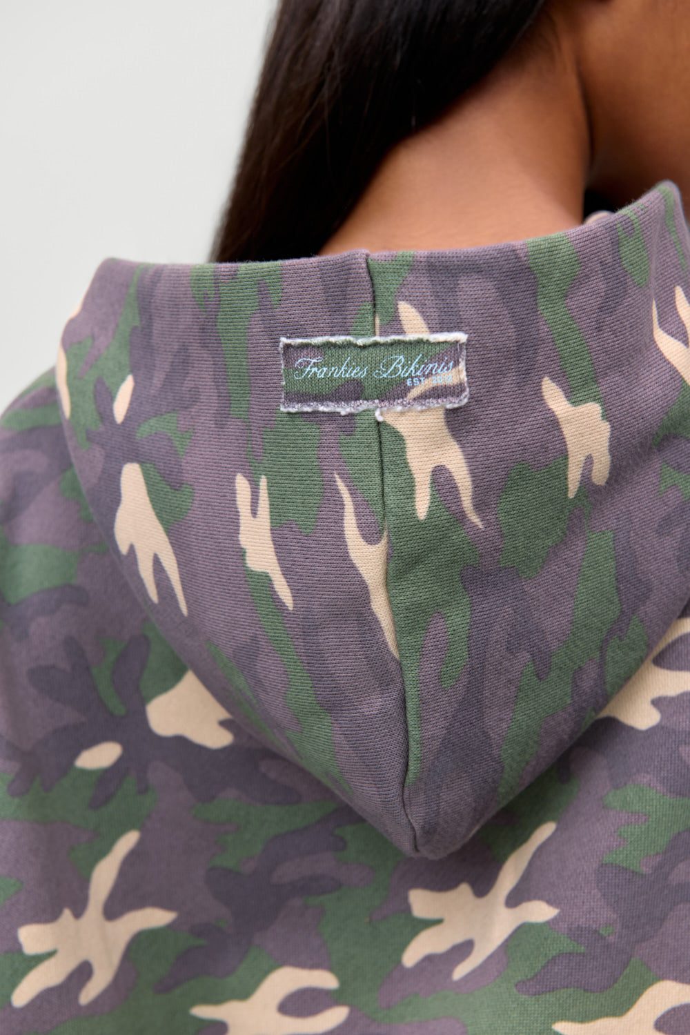 Drew Terry Zip Up Hoodie  Classic Camo
