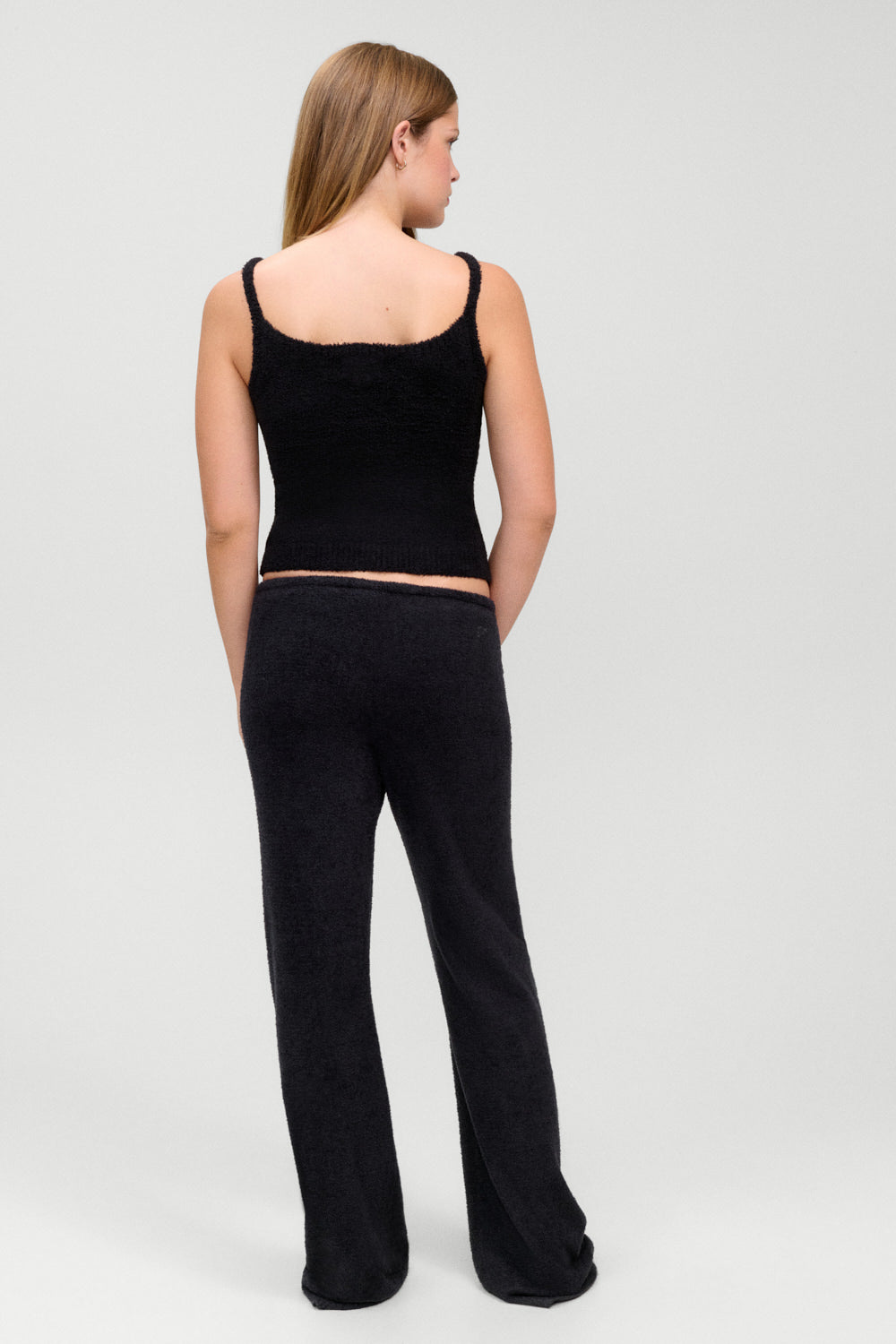 x Barefoot Dreams Ela Knit Pant  Black