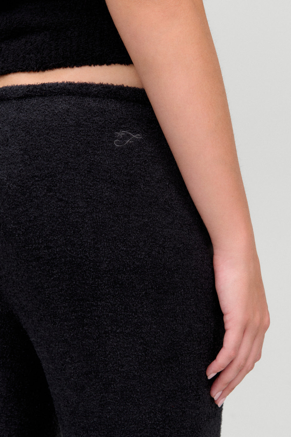 x Barefoot Dreams Ela Knit Pant  Black