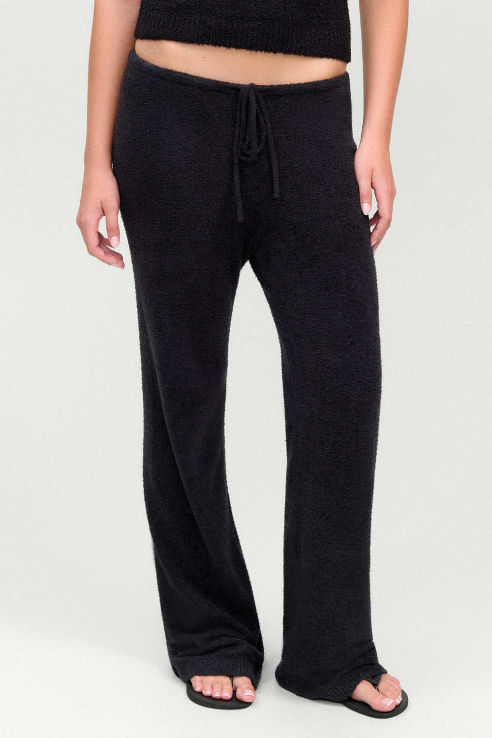 x Barefoot Dreams Ela Knit Pant  Black