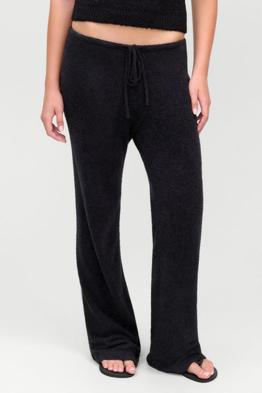 Product-Hover--x Barefoot Dreams Ela Knit Pant - Black