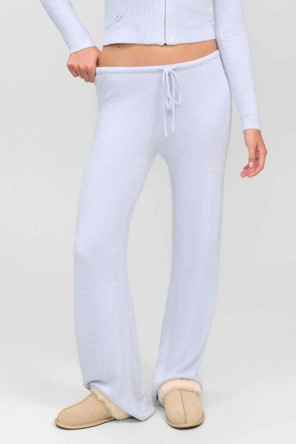 x Barefoot Dreams Ela Knit Pant  Ocean Mist