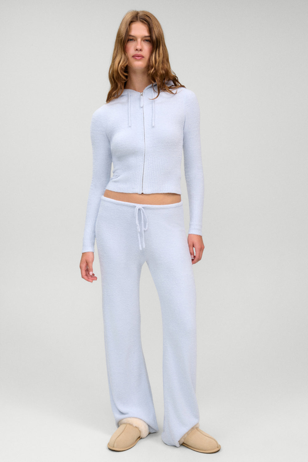 x Barefoot Dreams Ela Knit Pant  Ocean Mist