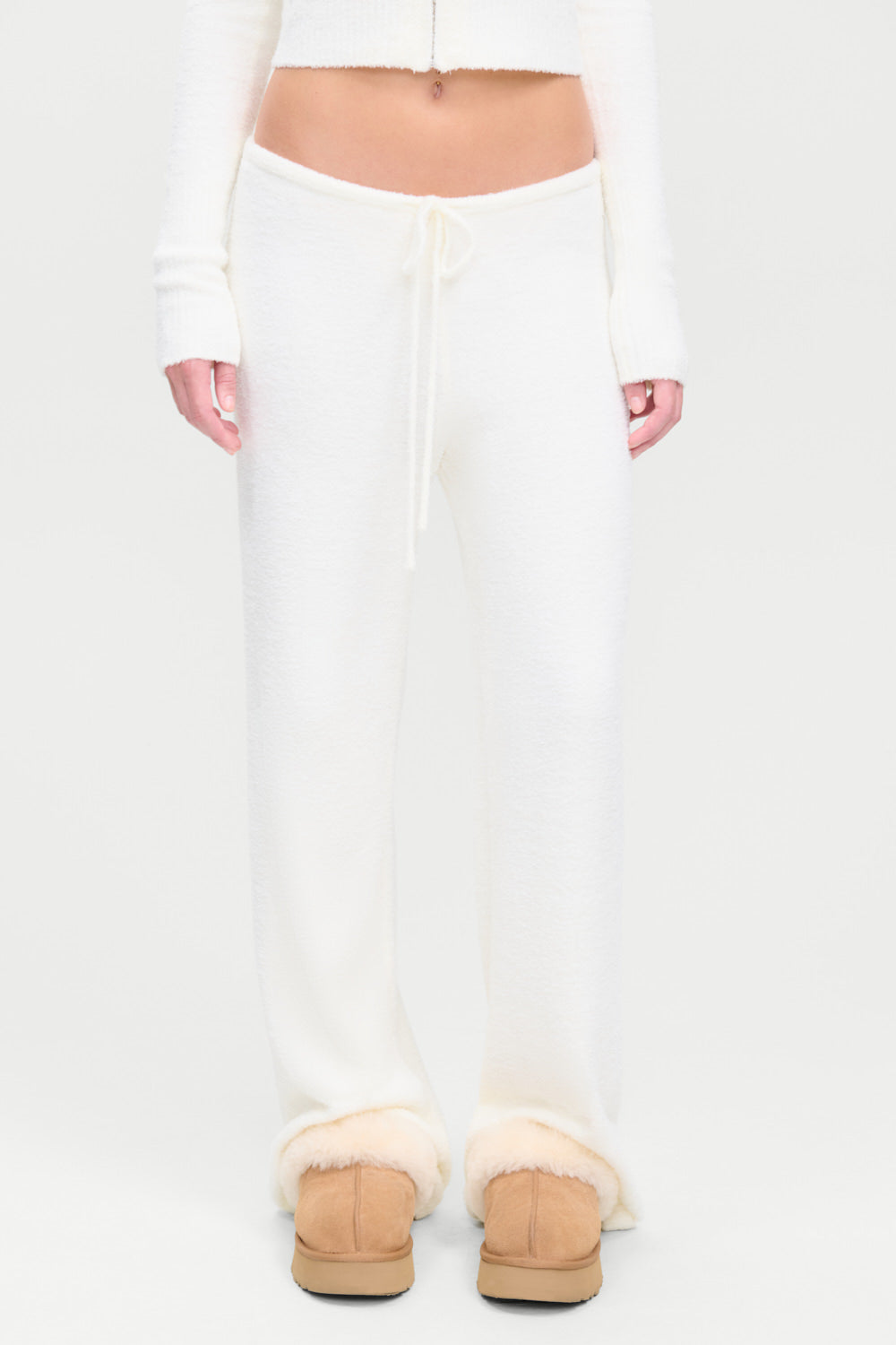 x Barefoot Dreams Ela Knit Pant  Pearl