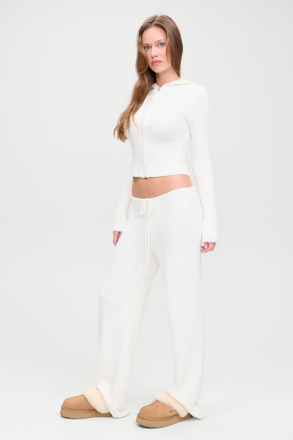 x Barefoot Dreams Ela Knit Pant  Pearl
