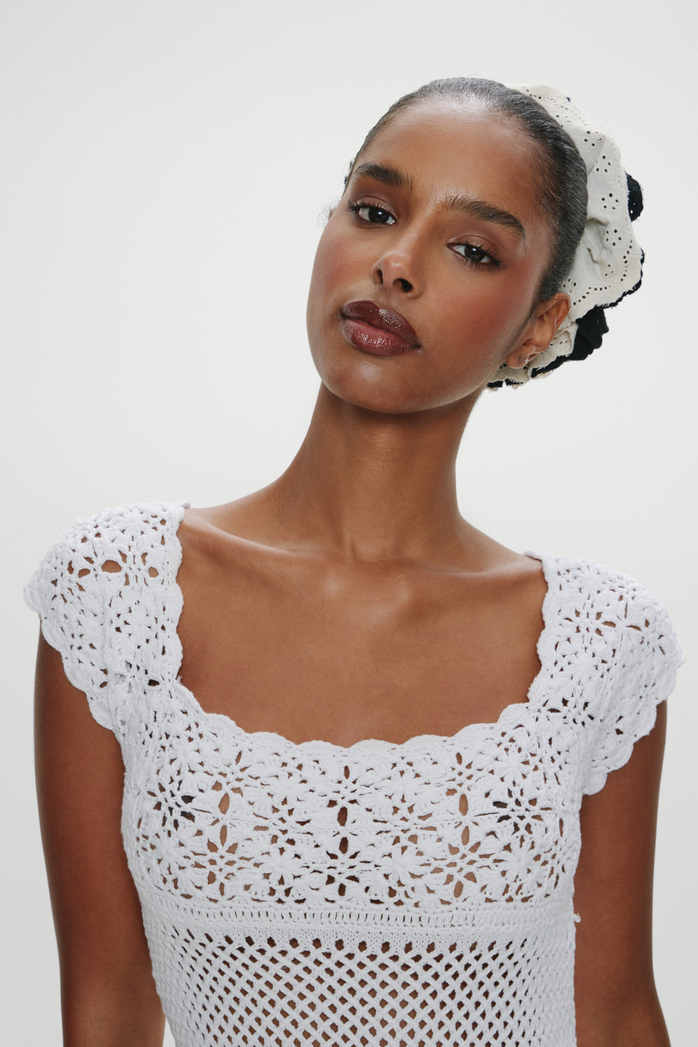 Eloise Crochet Mini Dress - Angel's Meadow Eloise Crochet Mini Dress - Angel's Meadow