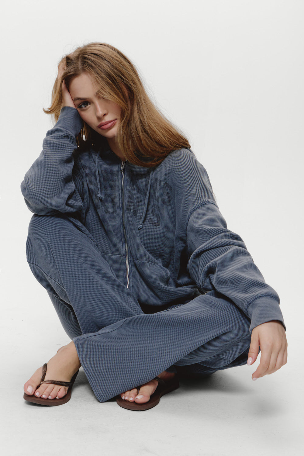 Emma Thermal Pant  Shadow Blue