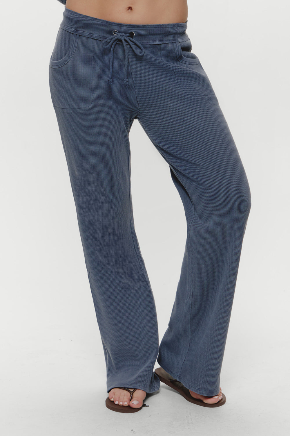 Emma Thermal Pant  Shadow Blue