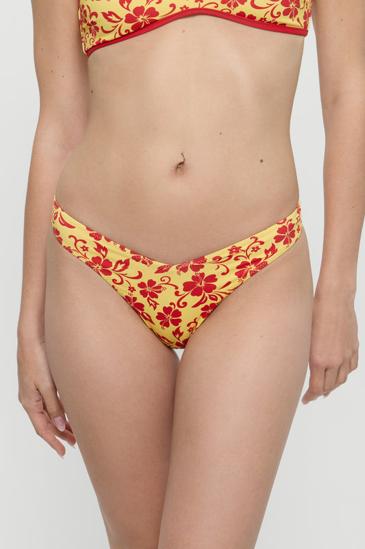 Product--Enzo Cheeky Bikini Bottom - Favorite Flower