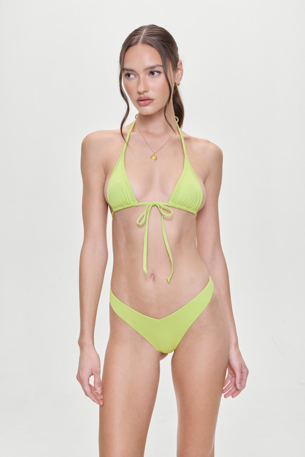 Enzo Cheeky Bikini Bottom  Lily Pad