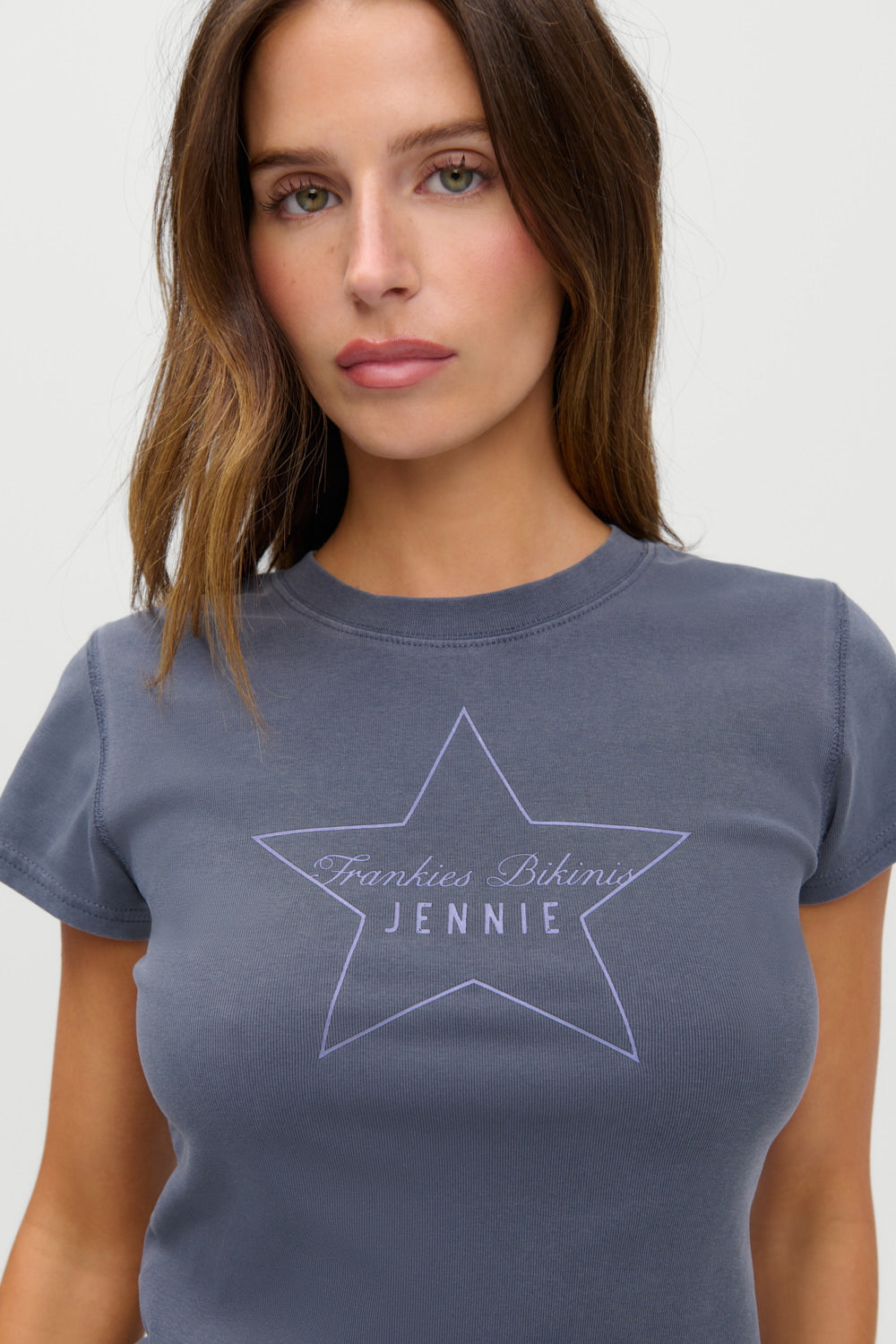 x JENNIE Eva Cotton Tee  Comet