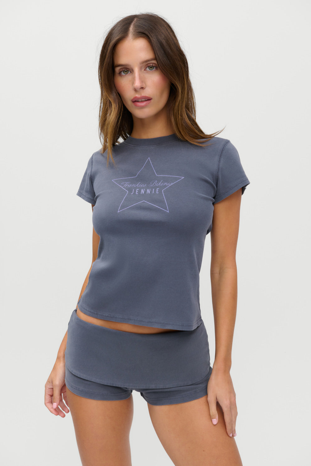 x JENNIE Eva Cotton Tee  Comet