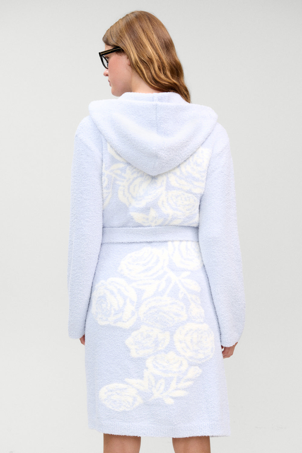 x Barefoot Dreams Fireside Hooded Robe  Ocean Mist