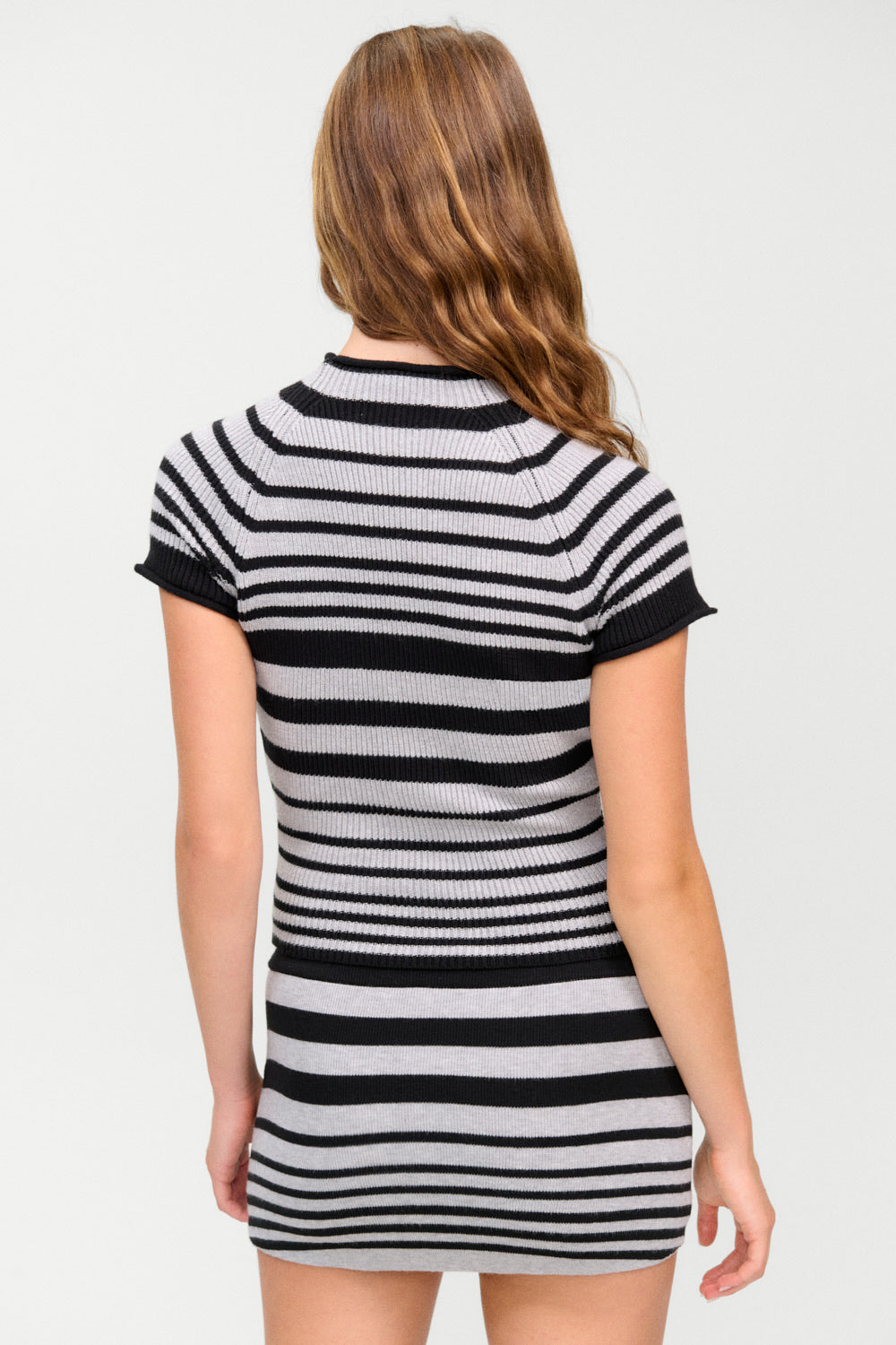 Harmony Cloud Knit Mockneck Top  Bondi