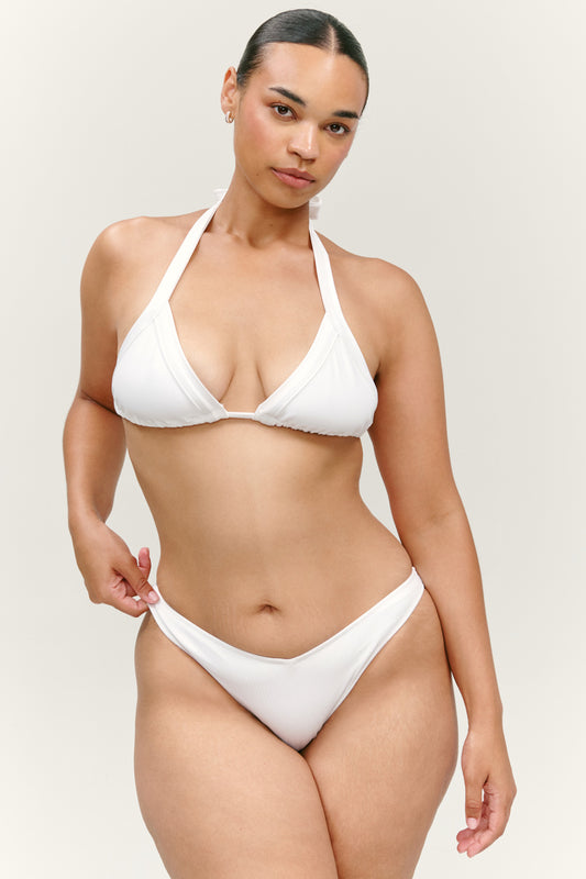 Product-Hover--x Paige Lorenze Harper Ribbed Cheeky Bikini Bottom - Marry Me