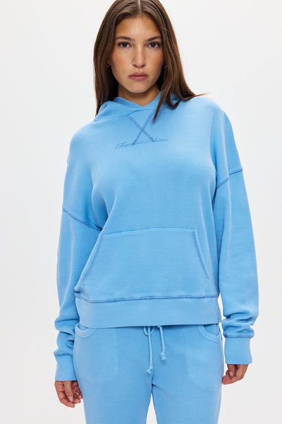 【ほぼ新品】 FCRB ティファニーブルー VENTILATION HOODIE Haven Thermal Hoodie - Lullaby Sky