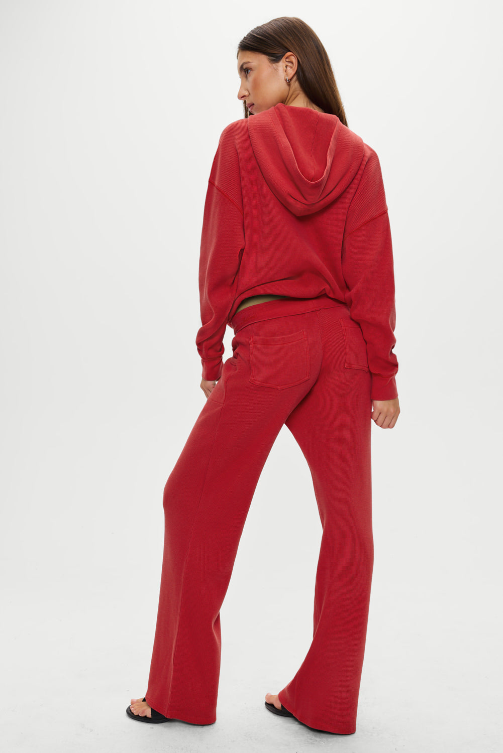 Haven Thermal Hoodie  Strawberry Red
