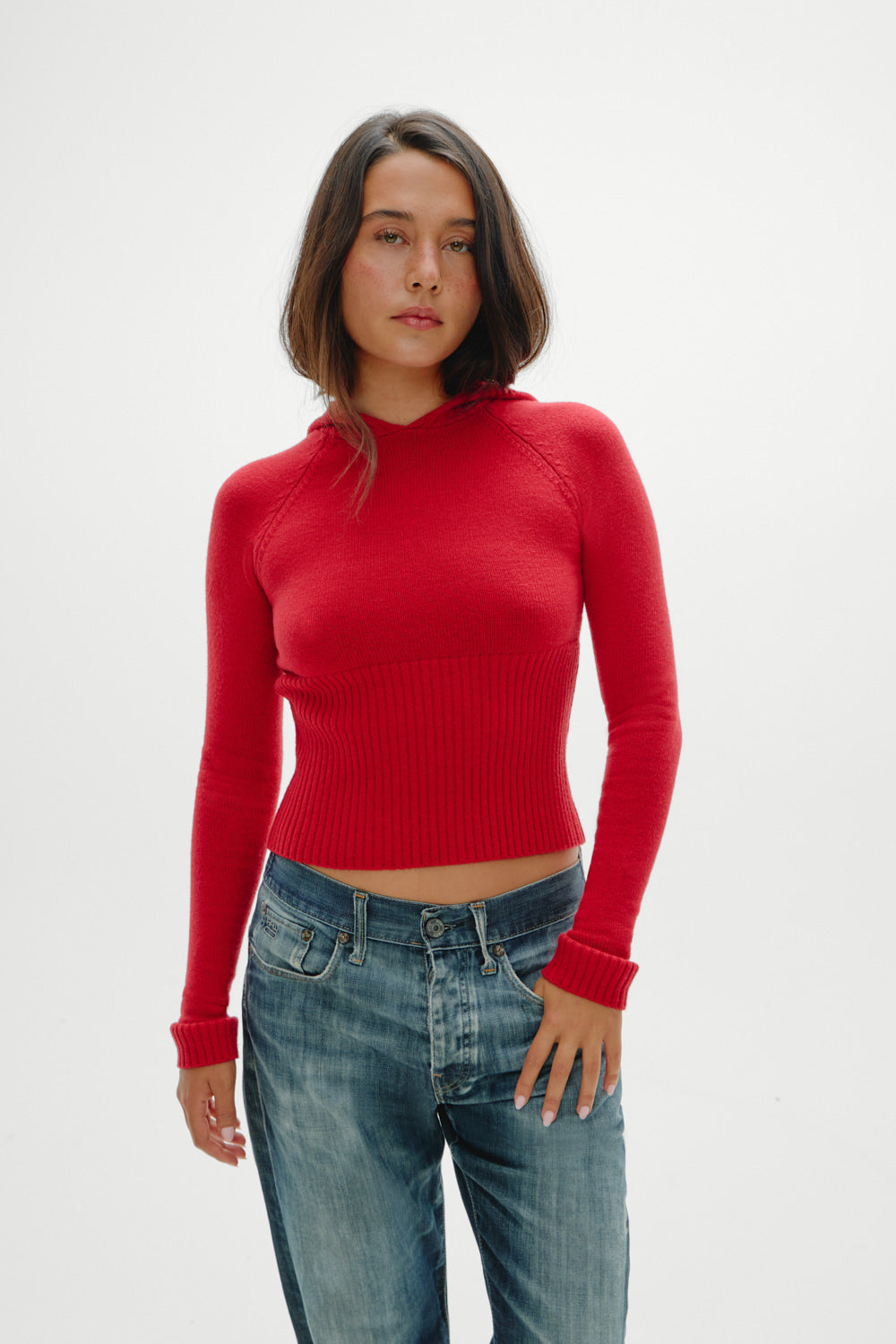 Hazel Knit Hoodie  Heartstrings