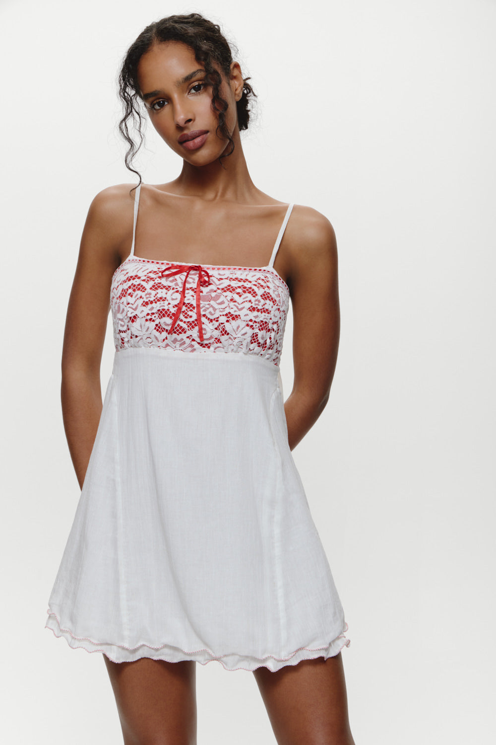 Imani Cotton Mini Dress  Sweet Bloom