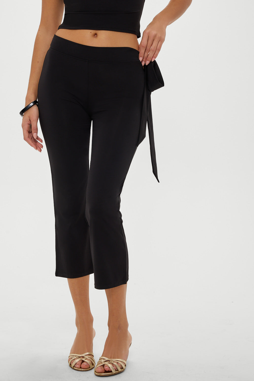 Jay Capri Pants  Black