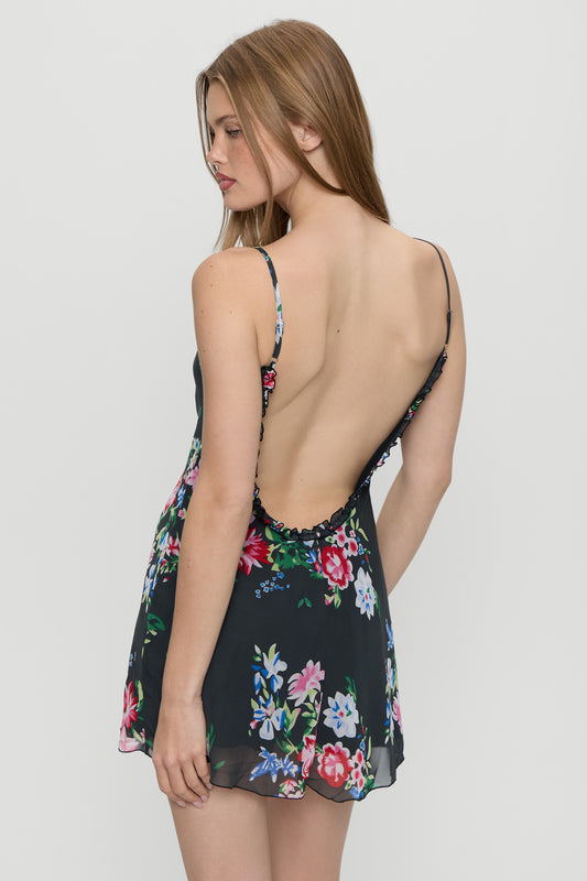 Product-Hover--Josie Floral Mini Dress - Bouquet