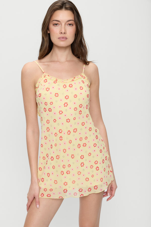 Josie floral mini dress -  sparklers