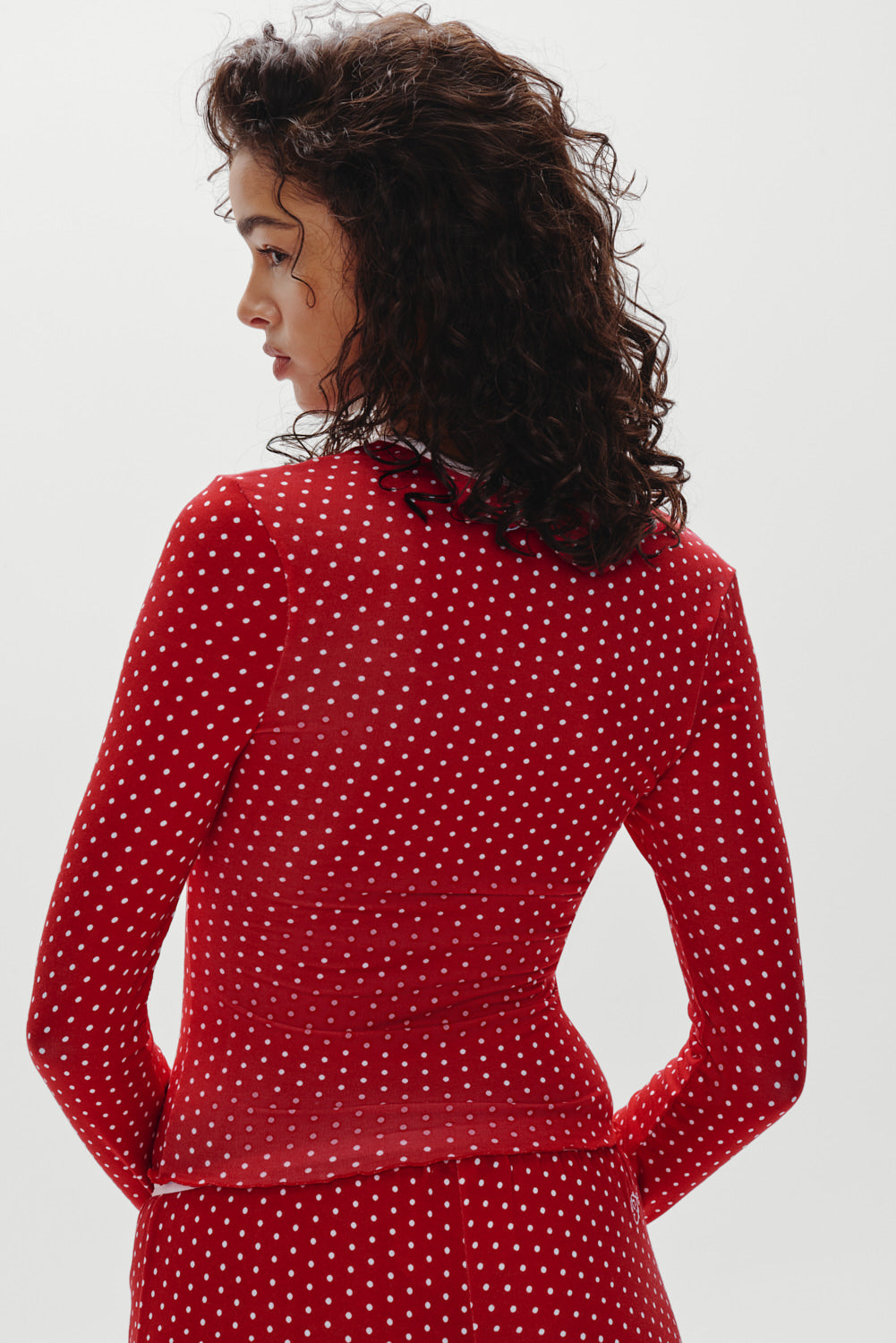 Joy Long Sleeve Sleep Shirt  Holiday Dot