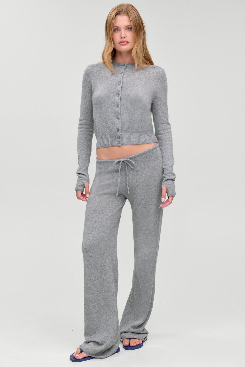 Jude Cashmere Cardigan  Fog
