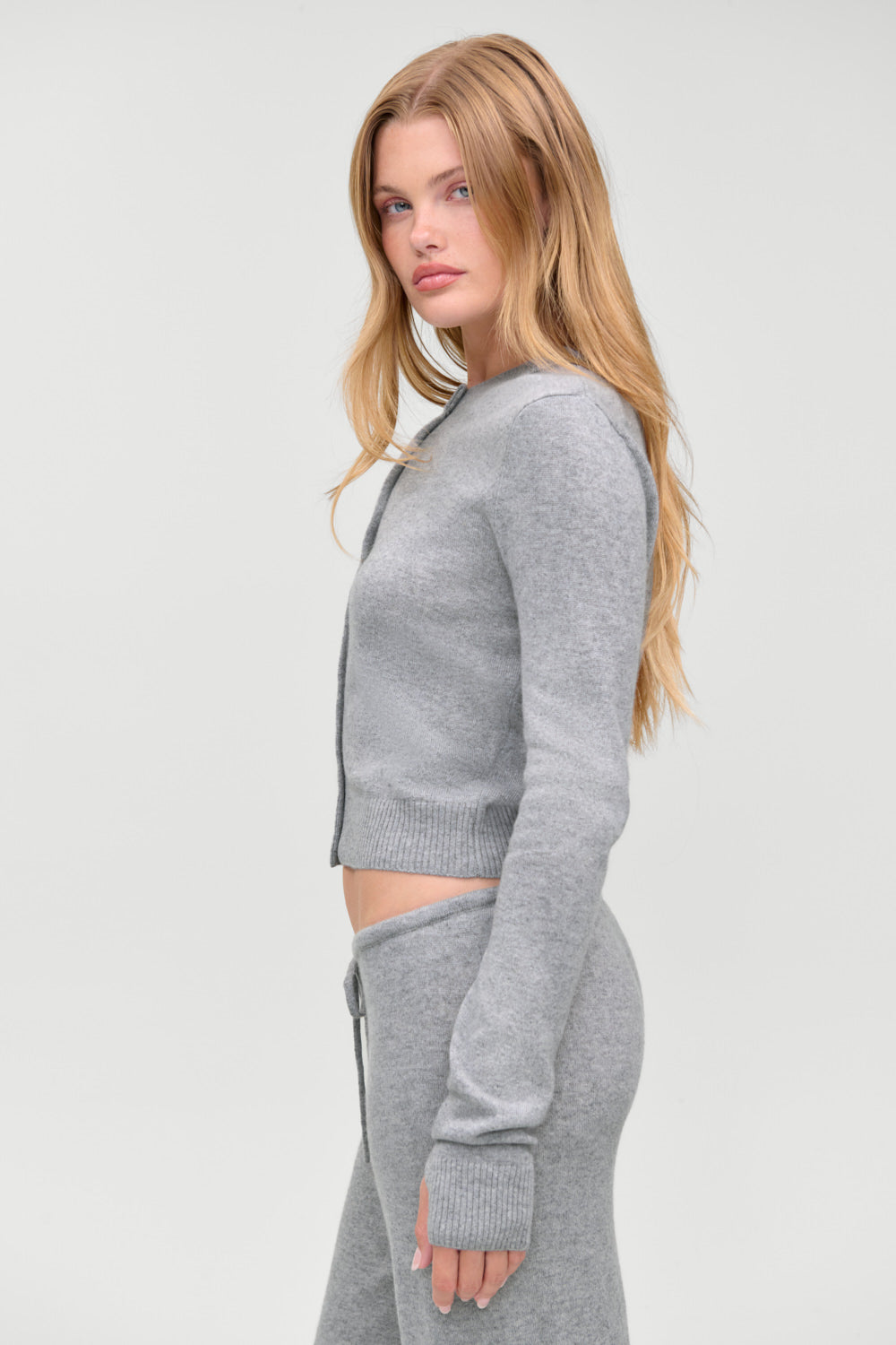 Jude Cashmere Cardigan  Fog