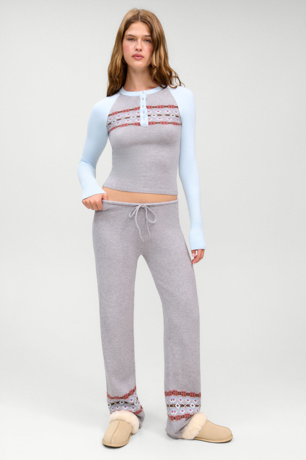 Jude Cloud Knit Lounge Pant  Aspen