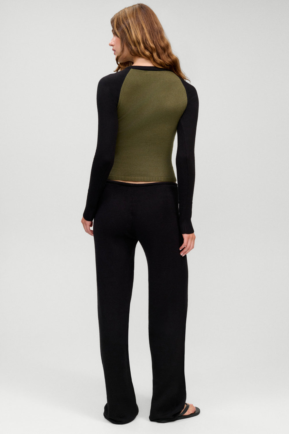 Jude Cloud Knit Lounge Pant  Black