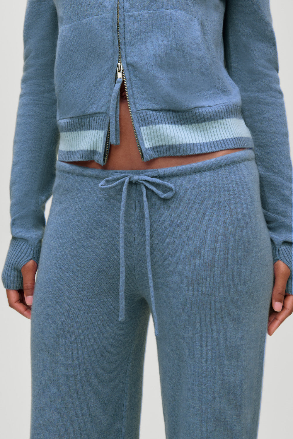 Jude Cashmere Lounge Pant  Blue Lake