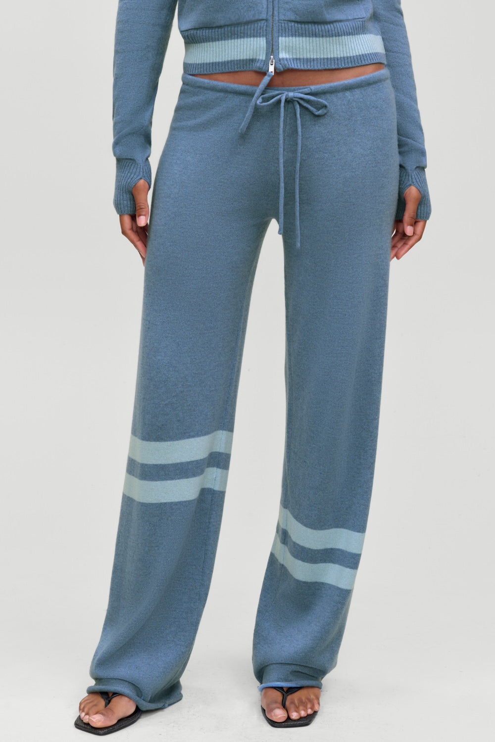 Jude Cashmere Lounge Pant  Blue Lake